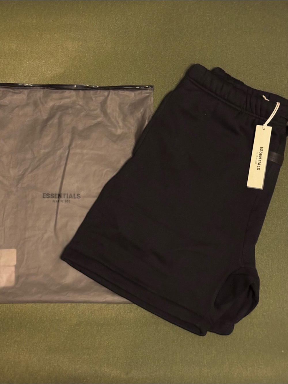 ESSENTIALS Men’s Black Sweatshorts